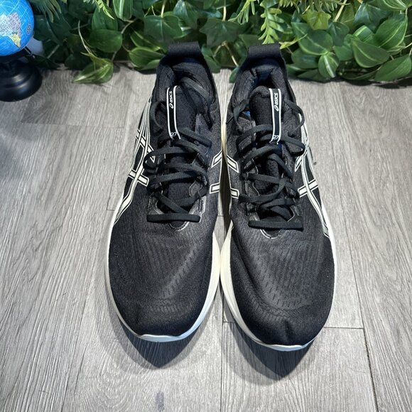 Asics Mens Gel Nimbus 27 Size 15 Black White  1011B958 Running Shoes main image 8